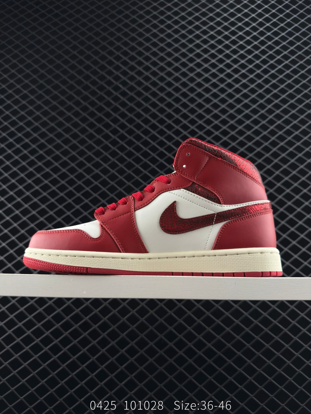 NIKE Air Jordan 1 Retro Mid”Reverse Black Toe“ TL BMXDAJ1